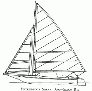 sloop rig sneakbox